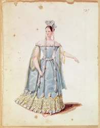 Mademoiselle Georges w „Isabeau de Baviere”